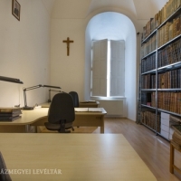 A Levéltár kutatóterme.